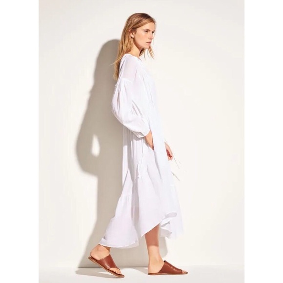 Vince Shirred Seamed Dress - Picture 2 of 9